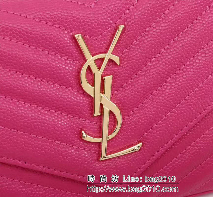 YSL聖羅蘭 爆款 魚子醬牛皮鏈條小包 可當手包用 26801 YAS1387